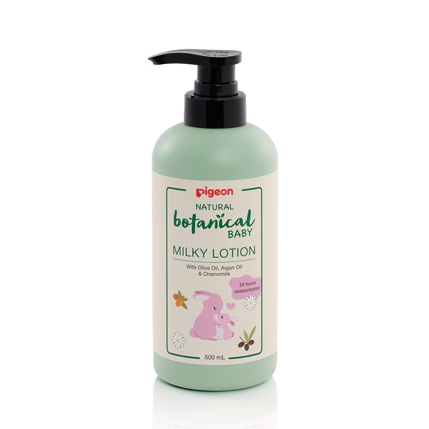 Natural Botanical Baby Milky Lotion (24HR Moisturisation) 500ml