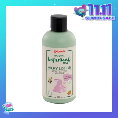 PIGEON Natural Botanical Baby Milky Lotion (24HR Moisturisation) 200ml