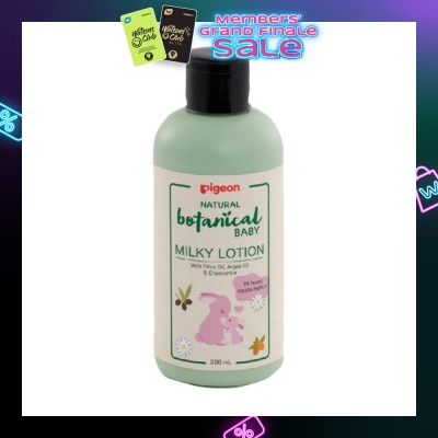 PIGEON Natural Botanical Baby Milky Lotion (24HR Moisturisation) 200ml