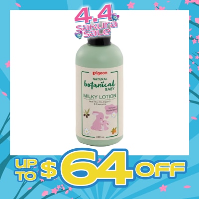 PIGEON - Natural Botanical Baby Milky Lotion (24HR Moisturisation) 200ml