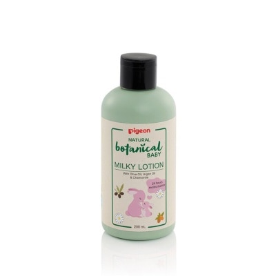 PIGEON Natural Botanical Baby Milky Lotion (24HR Moisturisation) 200ml