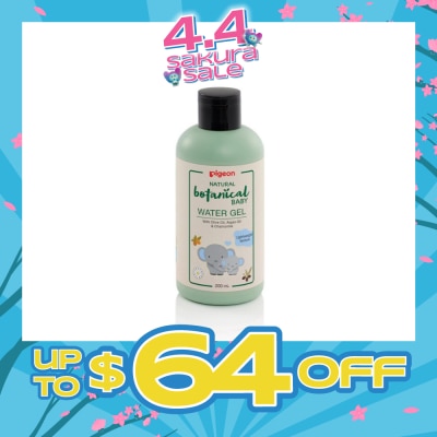 PIGEON - Natural Botanical Baby Water Gel Instant Hydration Body Wash (Quick Absorption Non-Sticky) 200ml (Expiry: Oct`2026)