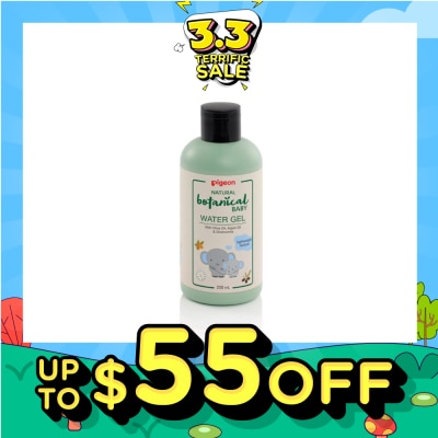 PIGEON Natural Botanical Baby Water Gel Instant Hydration Body Wash (Quick Absorption Non-Sticky) 200ml (Expiry: Oct`2026)
