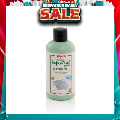 PIGEON - Natural Botanical Baby Water Gel Instant Hydration Body Wash (Quick Absorption Non-Sticky) 200ml (Expiry: Oct`2026)
