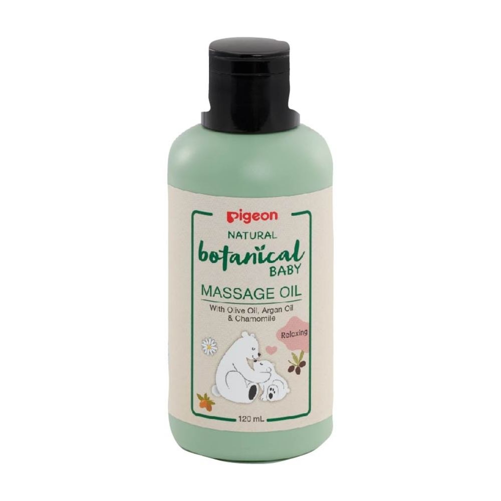 Natural Botanical Baby Relaxing Massage Oil (Mineral Oil Free with Nourishing Ingredients) 120ml