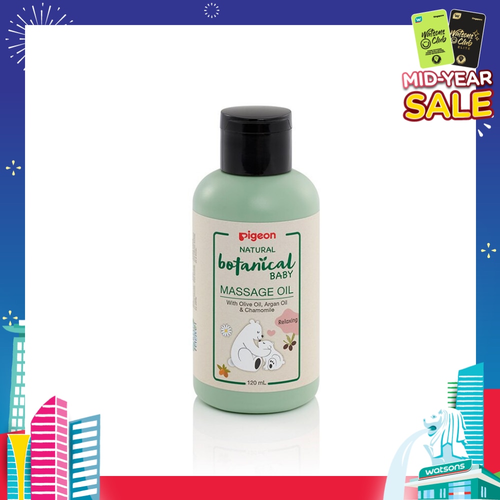 Natural Botanical Baby Relaxing Massage Oil (Mineral Oil Free with Nourishing Ingredients) 120ml