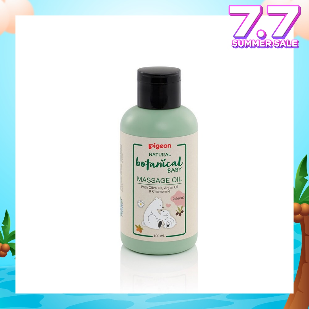 Natural Botanical Baby Relaxing Massage Oil (Mineral Oil Free with Nourishing Ingredients) 120ml