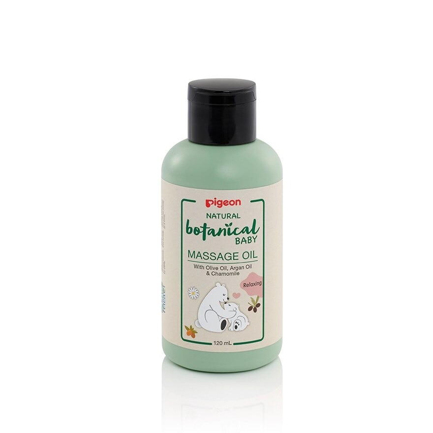 Natural Botanical Baby Relaxing Massage Oil (Mineral Oil Free with Nourishing Ingredients) 120ml