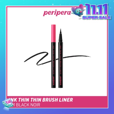 PERIPERA Ink Thin Thin Brush Liner 001 Black Noir 0.5g