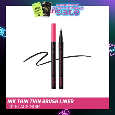 PERIPERA Ink Thin Thin Brush Liner 001 Black Noir 0.5g