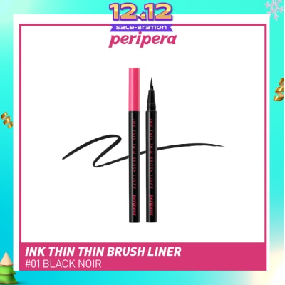 PERIPERA Ink Thin Thin Brush Liner 001 Black Noir 0.5g