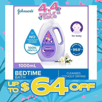 JOHNSON'S Baby - Baby Bedtime Calming Bath With Naturalcalm Aroma Jasmine And Lily 1000ml