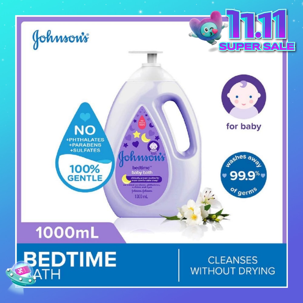 Baby Bedtime Calming Bath With Naturalcalm Aroma Jasmine And Lily 1000ml