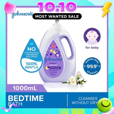JOHNSON'S Baby Baby Bedtime Calming Bath With Naturalcalm Aroma Jasmine And Lily 1000ml image
