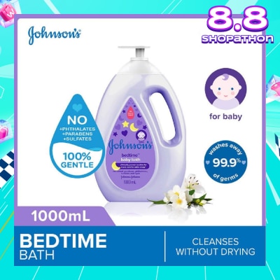JOHNSON'S Baby Baby Bedtime Calming Bath With Naturalcalm Aroma Jasmine And Lily 1000ml