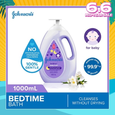 JOHNSON'S Baby Baby Bedtime Calming Bath With Naturalcalm Aroma Jasmine And Lily 1000ml