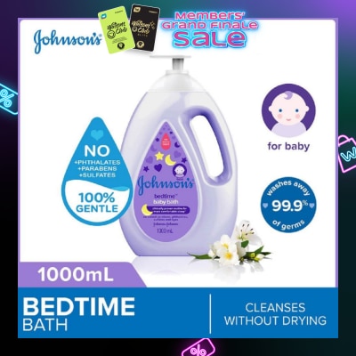JOHNSON'S Baby Baby Bedtime Calming Bath With Naturalcalm Aroma Jasmine And Lily 1000ml