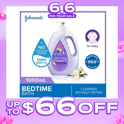 JOHNSON'S Baby - Baby Bedtime Calming Bath With Naturalcalm Aroma Jasmine And Lily 1000ml