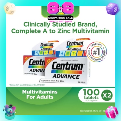 CENTRUM - Advance 100s X2 (Expiry: Apr`2027)