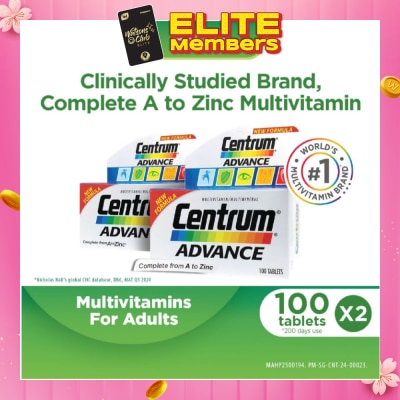 CENTRUM CENTRUM ADVANCE 100'S X 2