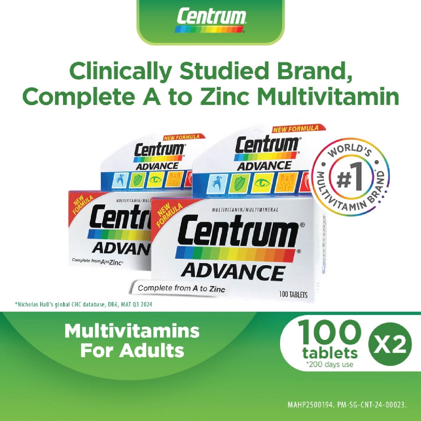 CENTRUM ADVANCE 100'S X 2