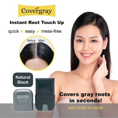 COVERGRAY - Instant Root Touch Up Natural Black 20g