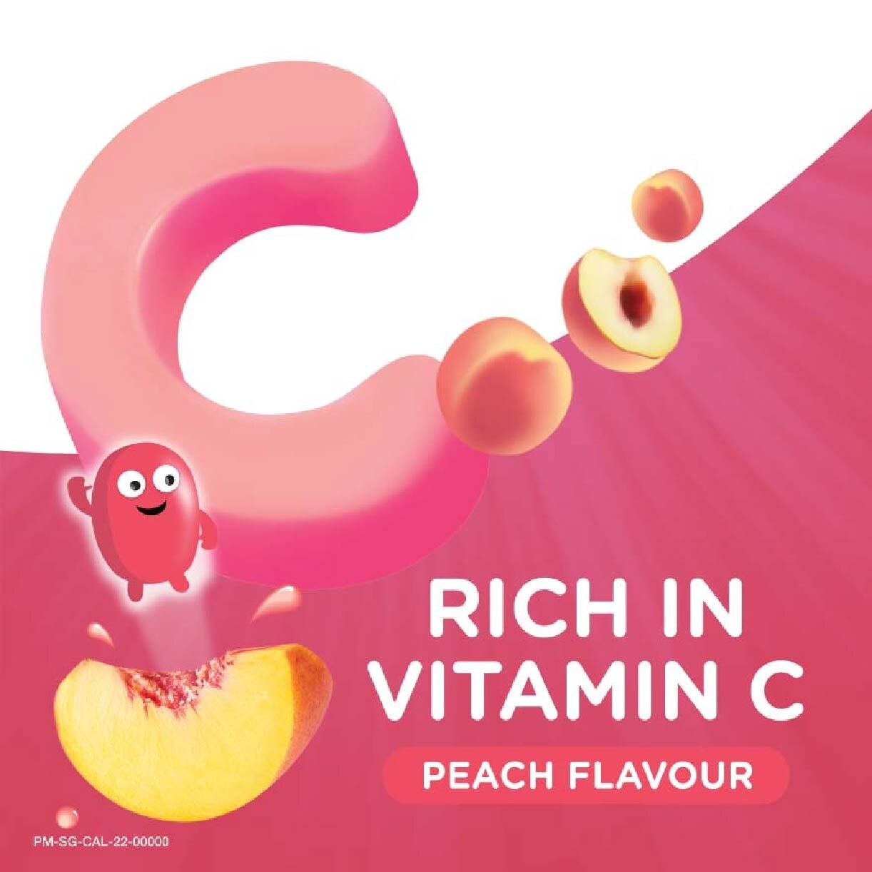 Vitamin C Peach Flavour Pastilles 100g x 50s