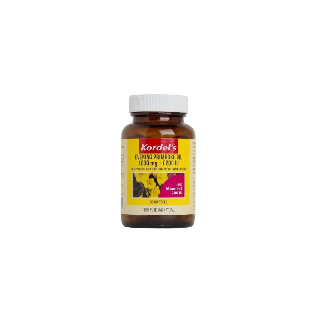 Evening Primrose Oil 1000 mg + Vitamin E 200 IU 30s