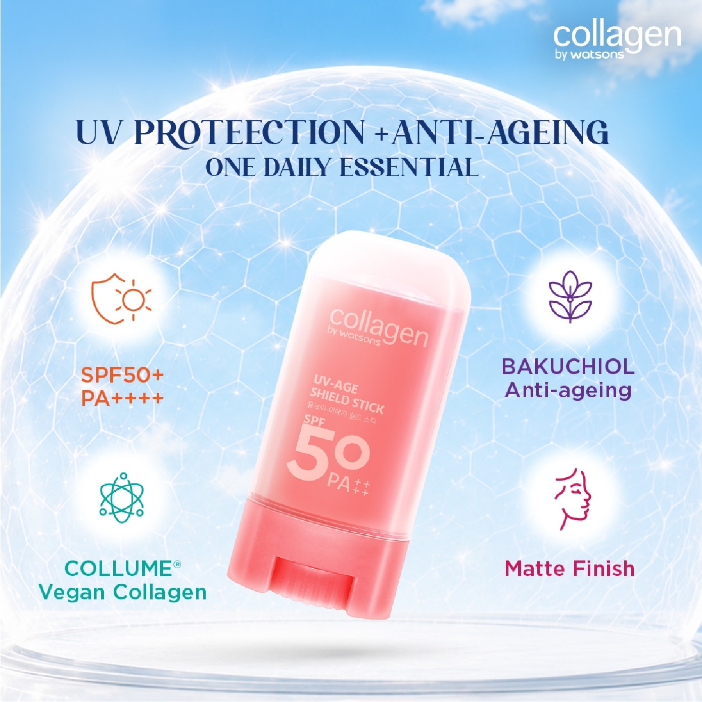 UV Age Shield Oil & Sebum Control Stick SPF 50 PA++++ 18g image