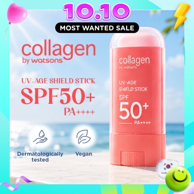 COLLAGEN BY WATSONS UV Age Shield Oil & Sebum Control Stick SPF 50 PA++++ 18g image