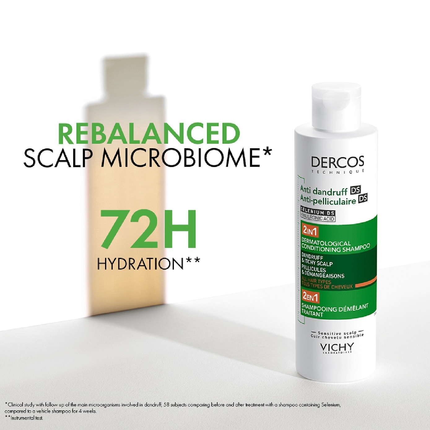 DERCOS Anti-Dandruff 2 in 1 Conditioning Shampoo 200ml