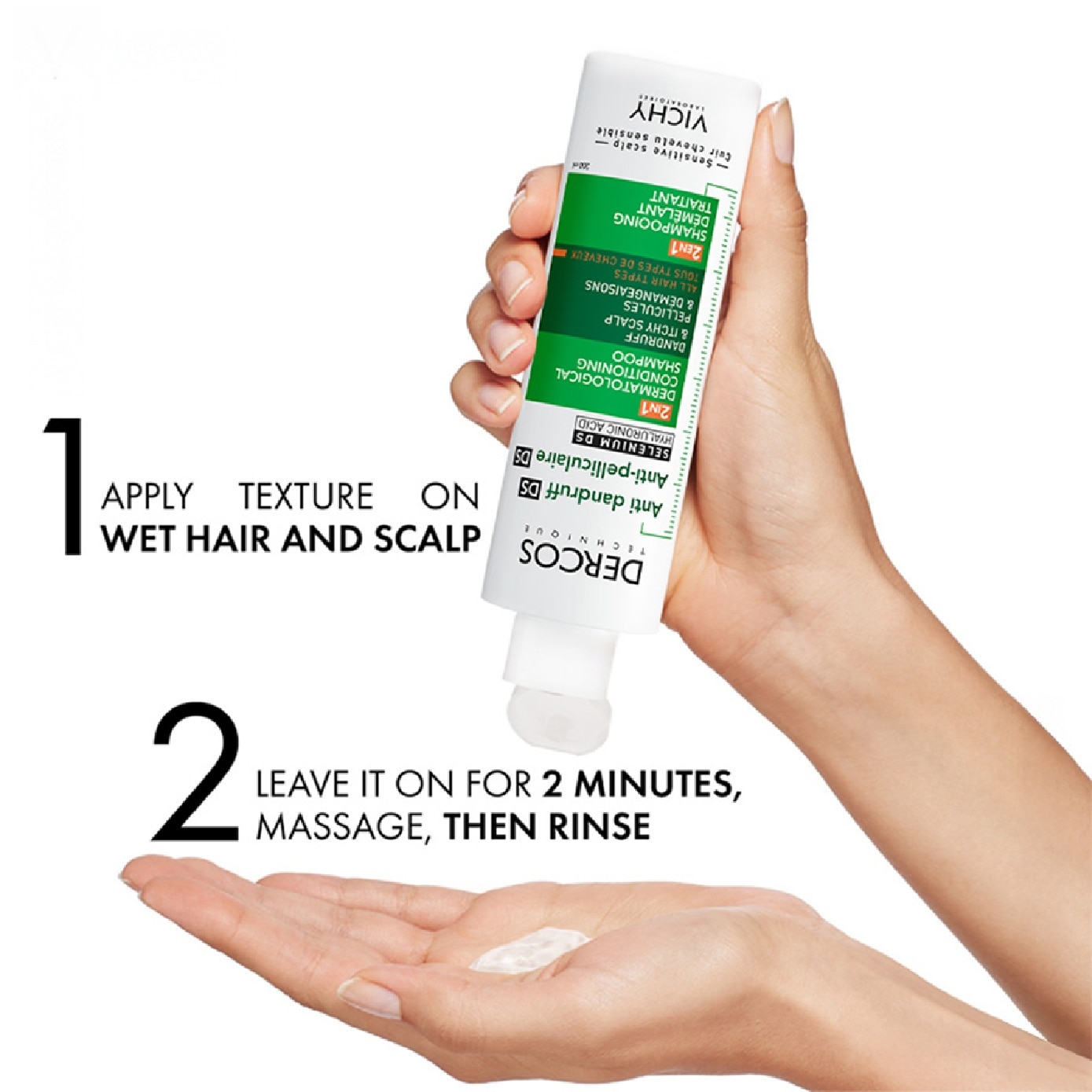 DERCOS Anti-Dandruff 2 in 1 Conditioning Shampoo 200ml