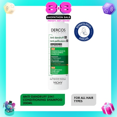 VICHY DERCOS - DERCOS Anti-Dandruff 2 in 1 Conditioning Shampoo 200ml
