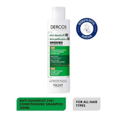VICHY DERCOS - DERCOS Anti-Dandruff 2 in 1 Conditioning Shampoo 200ml
