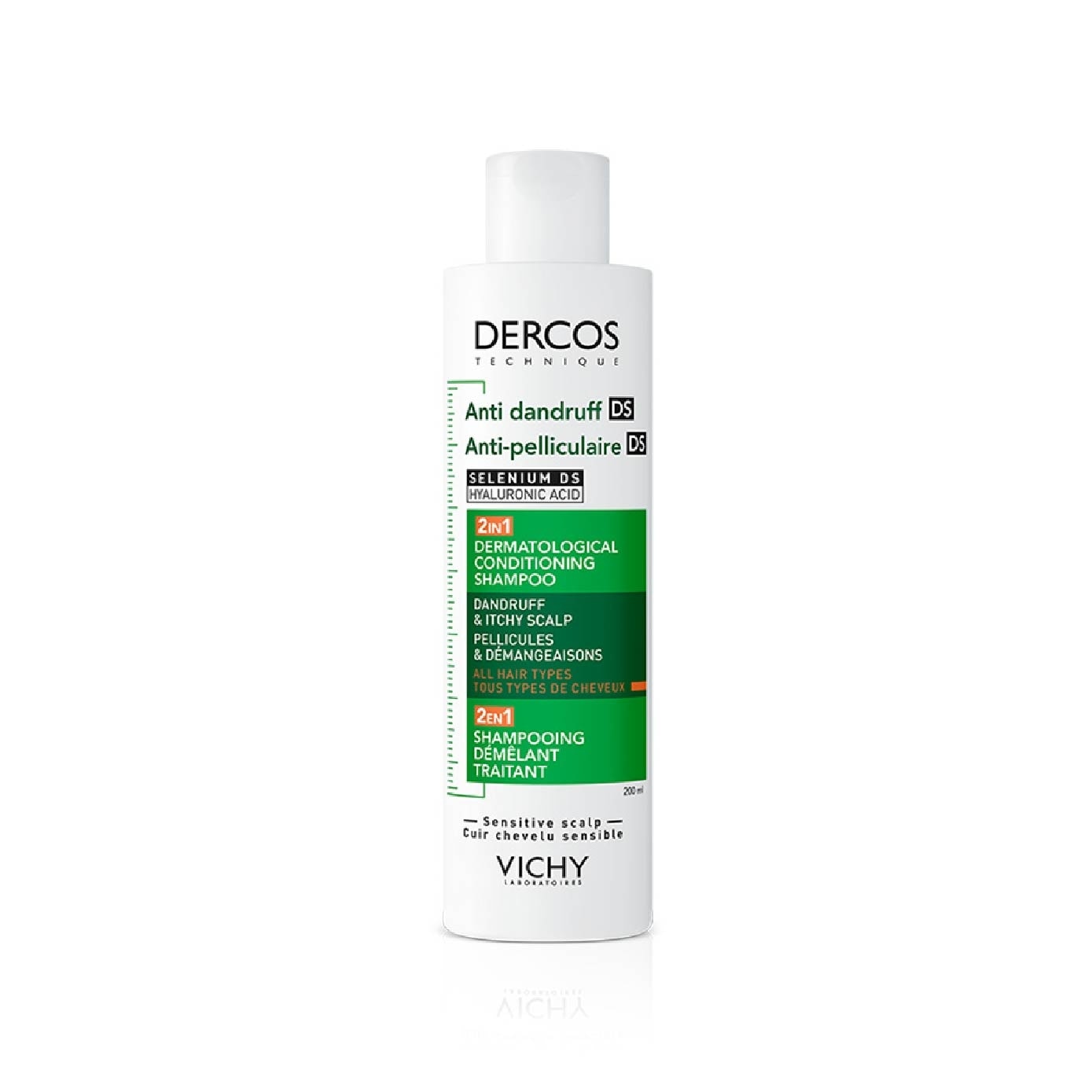 DERCOS Anti-Dandruff 2 in 1 Conditioning Shampoo 200ml