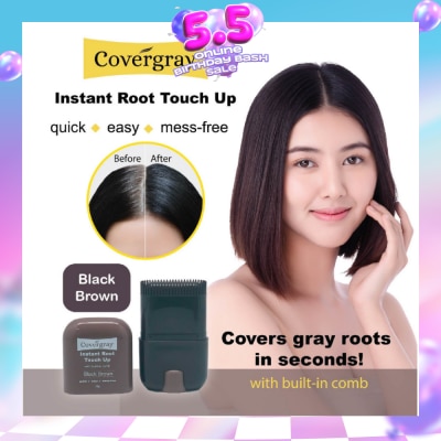 COVERGRAY - Instant Root Touch Up Black Brown 20g