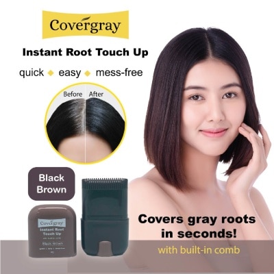 COVERGRAY - Instant Root Touch Up Black Brown 20g