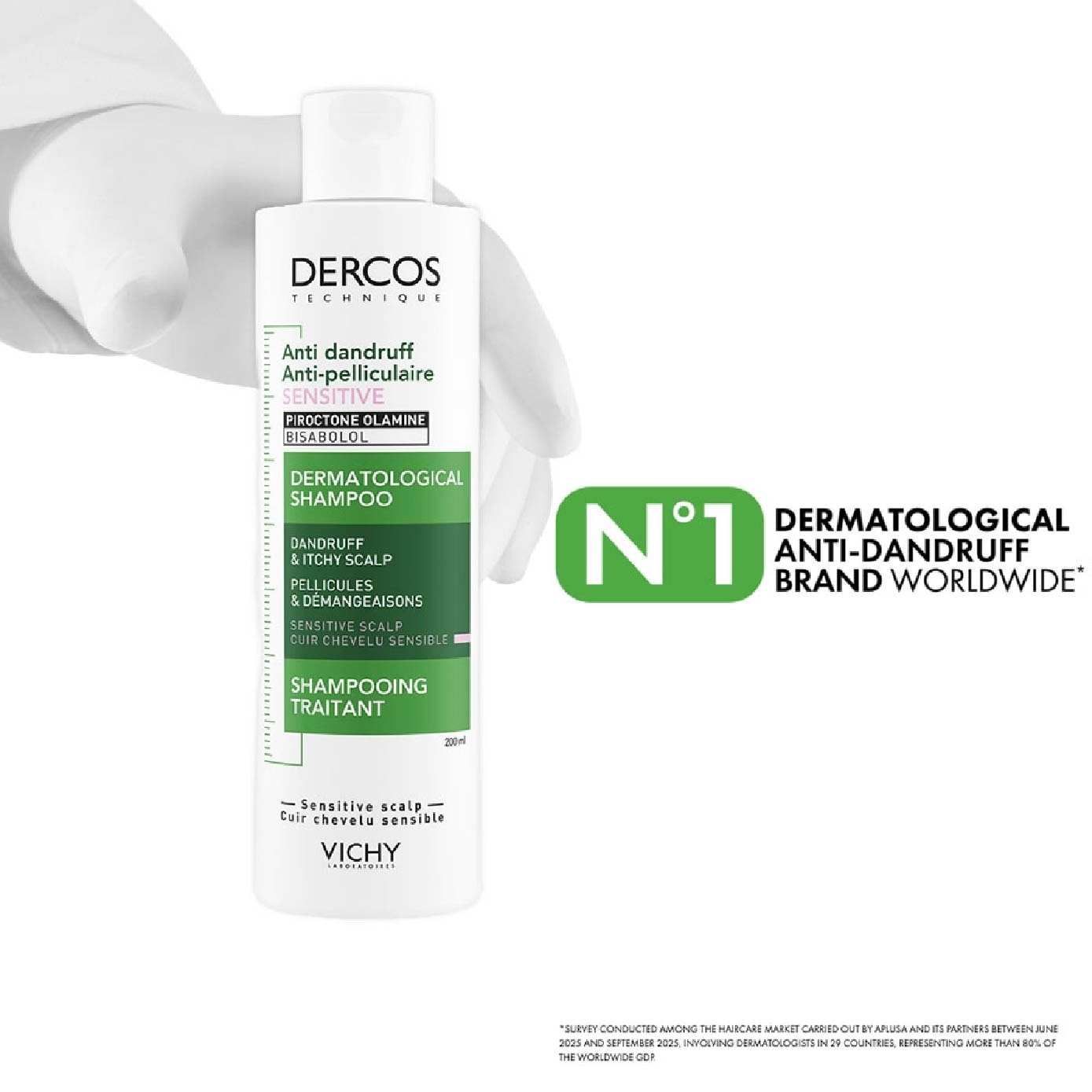 DERCOS Anti-Dandruff Sensitive Scalp Shampoo 200ml