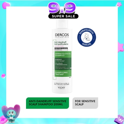 VICHY DERCOS - DERCOS Anti-Dandruff Sensitive Scalp Shampoo 200ml image