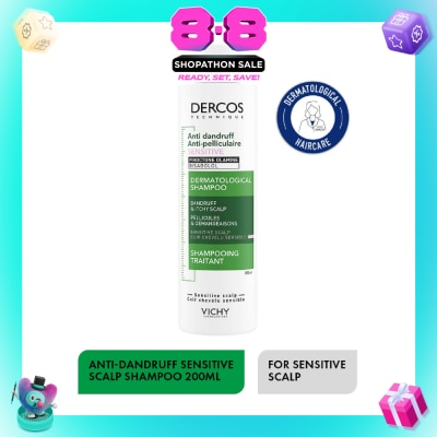 VICHY DERCOS - DERCOS Anti-Dandruff Sensitive Scalp Shampoo 200ml