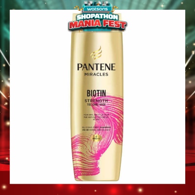 PANTENE - Miracles Shampoo Biotin Strength Silicone-Free Shampoo 300ml