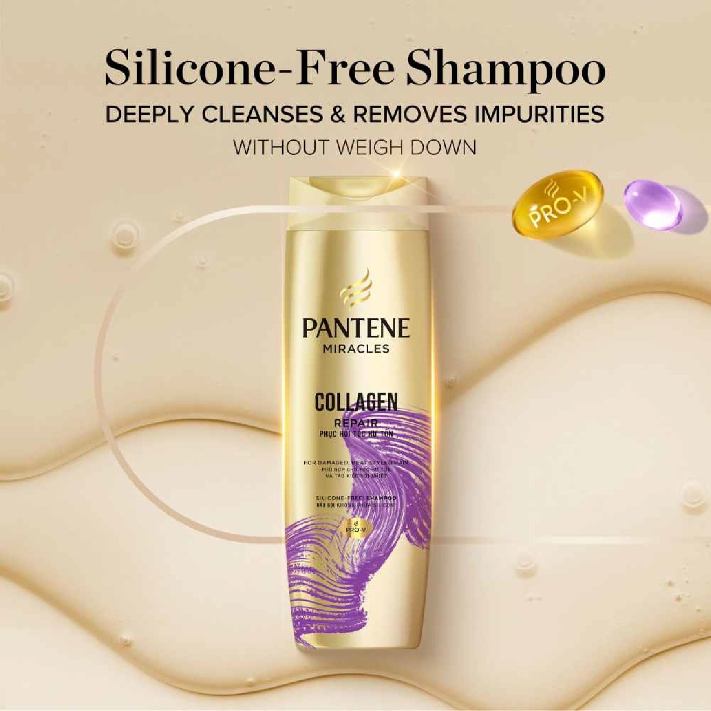 Miracles Shampoo Collagen Repair Silicone-Free Shampoo 300ml