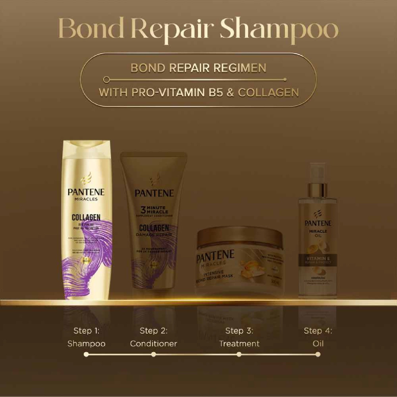 Miracles Shampoo Collagen Repair Silicone-Free Shampoo 300ml