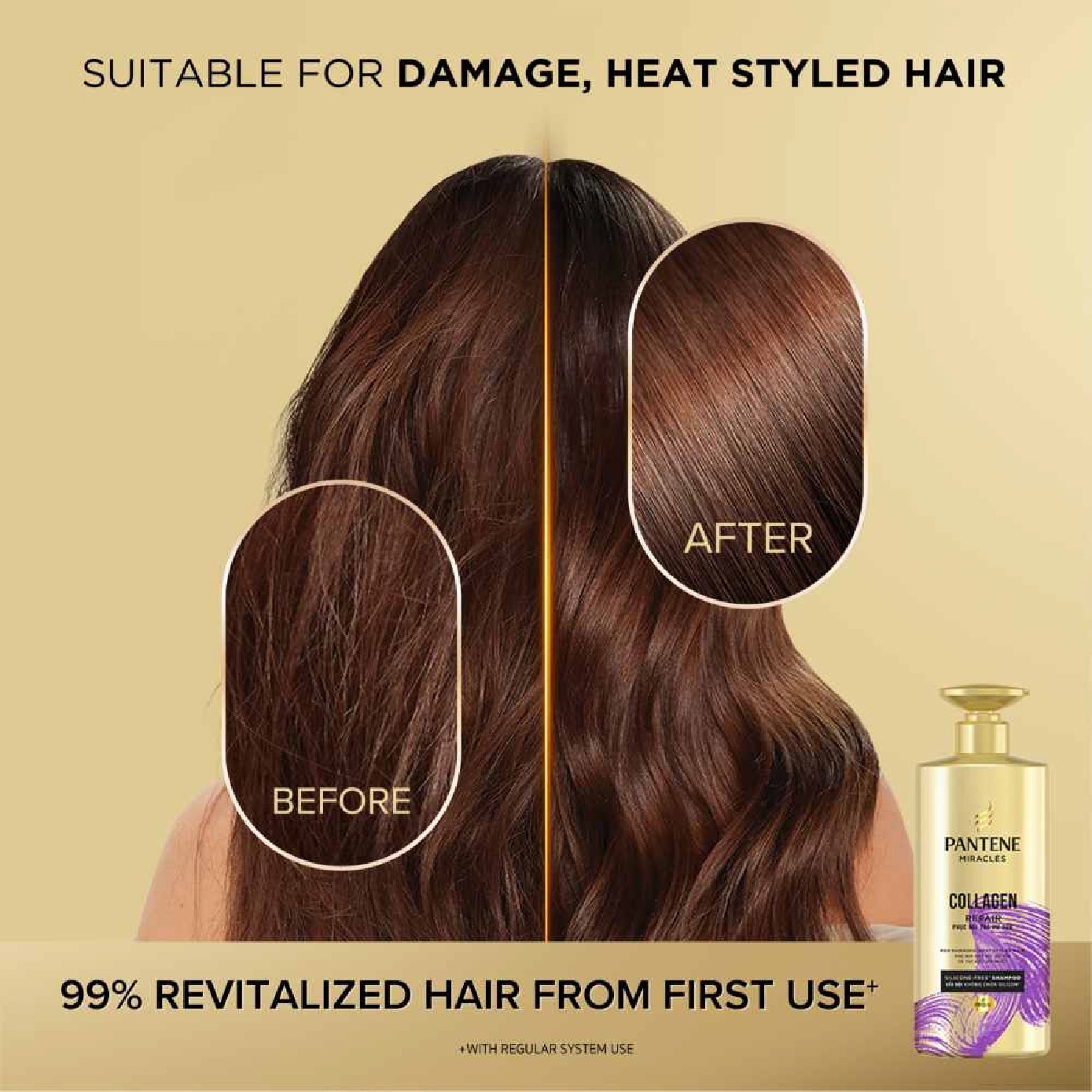 Miracles Shampoo Collagen Repair Silicone-Free Shampoo 500ml