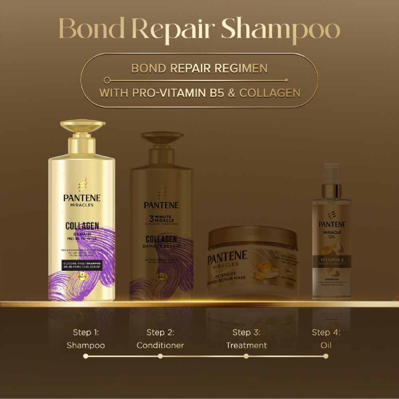 Miracles Shampoo Collagen Repair Silicone-Free Shampoo 500ml