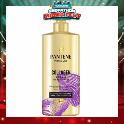PANTENE - Miracles Shampoo Collagen Repair Silicone-Free Shampoo 500ml