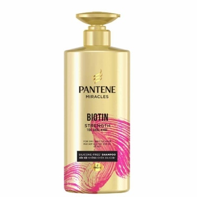 PANTENE - Miracles Shampoo Biotin Strength Silicone-Free Shampoo 500ml