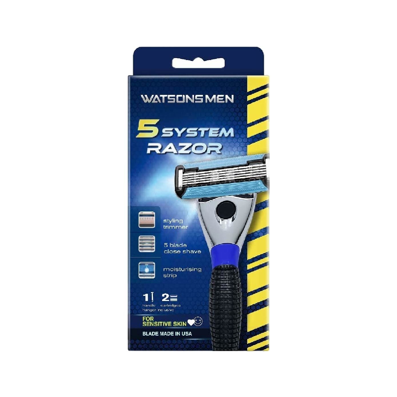 Men Twin Blade & 5 System Razor Bundle Set 1s image