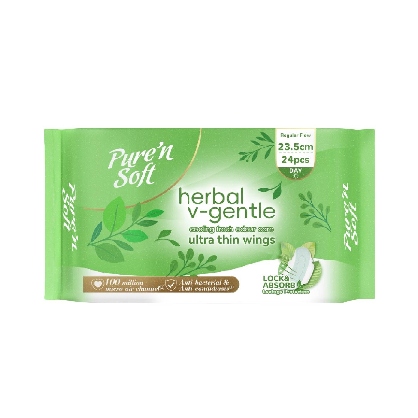 Herbal V Gentle Wings Ultra Thin & Slim Soft Bundle Set 1s image