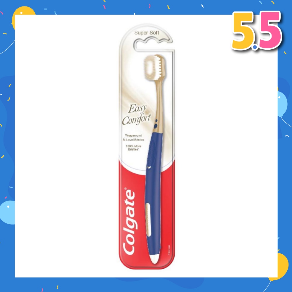 COLGATE Easy Comfort Toothbrush (150% More Bristles) 1s